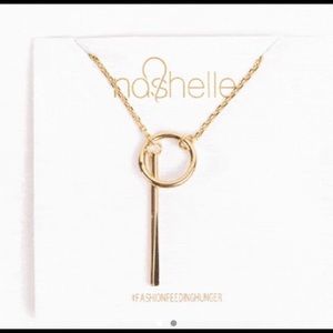 Lariat Necklace: Beautiful gold necklace